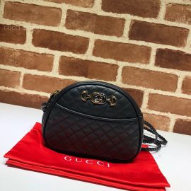 Gucci Mini Laminated Leather Bag Black 534951