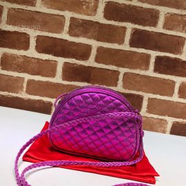 Gucci Mini Laminated Leather Bag Purple 534951