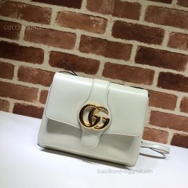 Gucci Arli Leather Medium Shoulder Bag White 550126