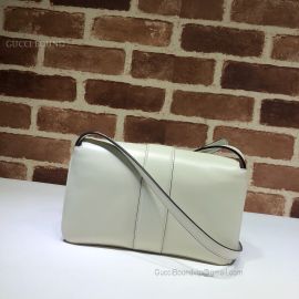 Gucci Arli Leather Small Shoulder Bag White 550129