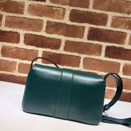 Gucci Arli Leather Small Shoulder Bag Green 550129