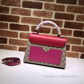 Gucci Padlock GG Small Top Handle Bag Red 453188