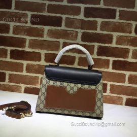 Gucci Padlock GG Small Top Handle Bag Black 453188