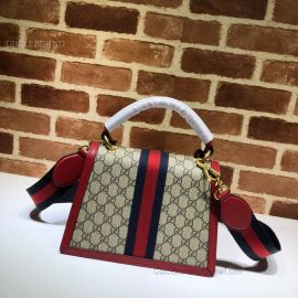 Gucci Queen Margaret Small GG Top Handle Bag Red 476541