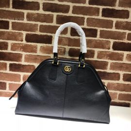 Gucci Re(Belle) Leather Large Top Handle Bag Black 515937