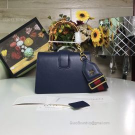 Gucci Dionysus Mini Top Handle Bag Tricolor Blue 523367