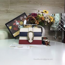 Gucci Dionysus Mini Top Handle Bag Tricolor White 523367
