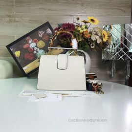 Gucci Dionysus Mini Top Handle Bag Tricolor White 523367