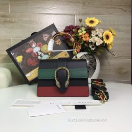 Gucci Dionysus Mini Top Handle Bag Tricolor Black 523367