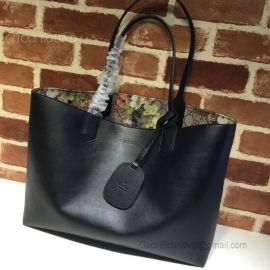 Gucci Reversible GG Blooms Medium Black Tote 368568