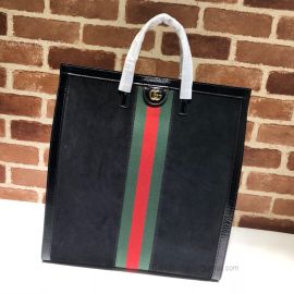 Gucci Ophidia Suede Large Tote Black 524536