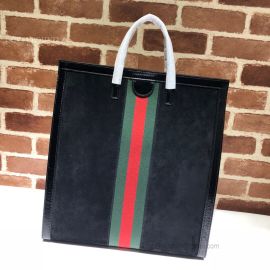 Gucci Ophidia Suede Large Tote Black 524536