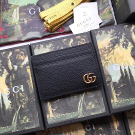 Gucci GG Marmont Leather Money Clip Black 436022