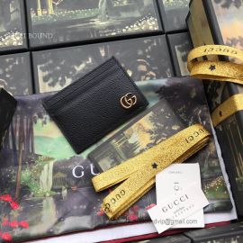 Gucci GG Marmont Leather Money Clip Black 436022