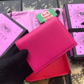 Gucci Leather Pink Card Case 456126