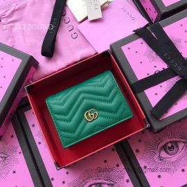 Gucci GG Marmont Card Case Green 466492