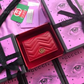 Gucci GG Marmont Card Case Red 466492