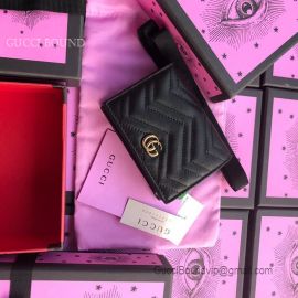 Gucci GG Marmont Card Case Black 466492