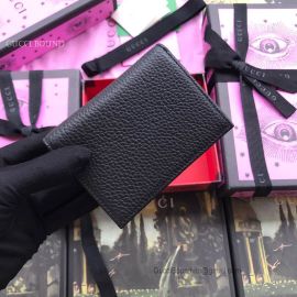 Gucci Leather Card Case With Bow Black 524289