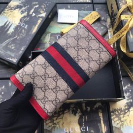 Gucci Queen Margaret GG Canvas Continental Wallet Red 476064