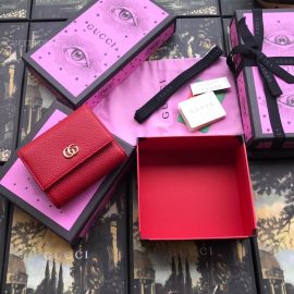 Gucci GG Marmont Leather Wallet Red 546584