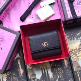 Gucci GG Marmont Leather Wallet Black 546584