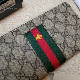 Gucci Web GG Supreme zip around wallet 408831 211399