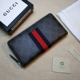 Gucci Web GG Supreme zip around wallet 408831 211400