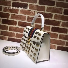 Gucci Sylvie medium crocodile top handle bag 431665 211511
