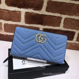 Gucci Online Exclusive Ken Scott print GG Marmont zip around wallet 443123 211535