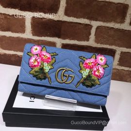 Gucci GG Marmont python continental wallet 443436 211546