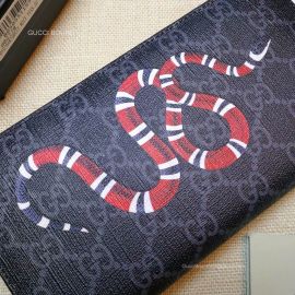 Gucci Kingsnake print GG Supreme zip around wallet 451273 211769