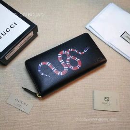Gucci Kingsnake print GG Supreme zip around wallet 451273 211770
