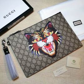 Gucci Gucci Bestiary pouch with Kingsnake 473904 211848