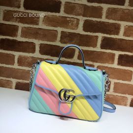 Gucci GG Marmont small top handle bag 498110 212122