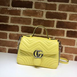 Gucci GG Marmont small top handle bag 498110 212125
