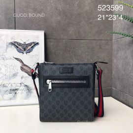 Gucci GG Black small messenger bag 523599 212426