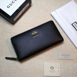 Gucci Animalier leather zip around wallet 523667 212432