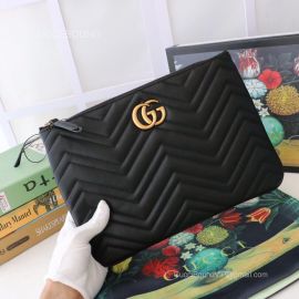 Gucci GG Marmont leather pouch 525541 212488