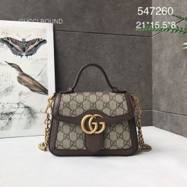 Gucci GG Marmont mini python top handle bag 547260 212612