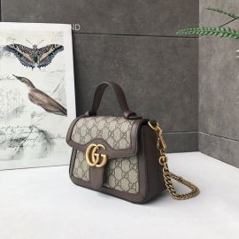 Gucci GG Marmont mini python top handle bag 547260 212612