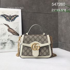 Gucci GG Marmont mini python top handle bag 547260 212613
