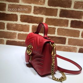Gucci GG Marmont mini python top handle bag 547260 212616