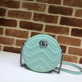 Gucci GG Marmont mini round shoulder bag 550154 212687