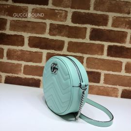 Gucci GG Marmont mini round shoulder bag 550154 212687