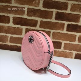 Gucci GG Marmont mini round shoulder bag 550154 212688