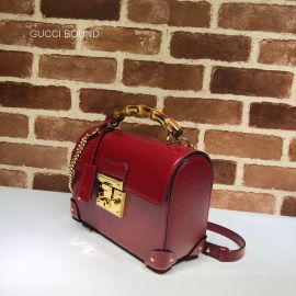 Gucci Padlock GG small bamboo shoulder bag 603221 213116