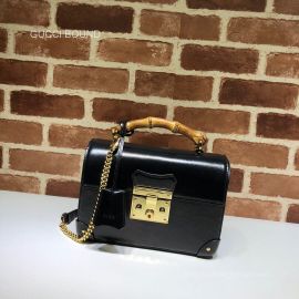 Gucci Padlock GG small bamboo shoulder bag 603221 213117