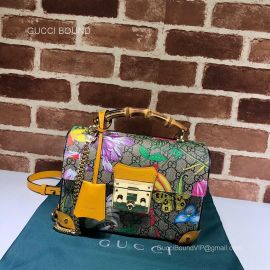 Gucci Padlock GG small bamboo shoulder bag 603221 213118