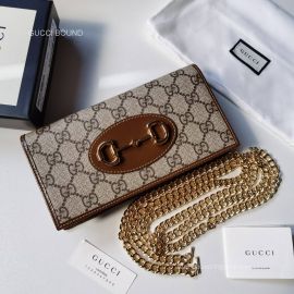 Gucci Gucci Horsebit 1955 wallet with chain 621892 213216